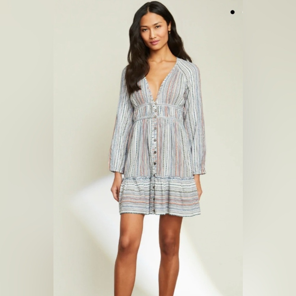 EUC Veronica Beard Boho Suzie Striped Dress